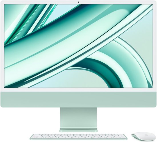 Apple - iMac 24" All-In-One - M3 chip - 8GB Memory - 256GB (Latest Model)