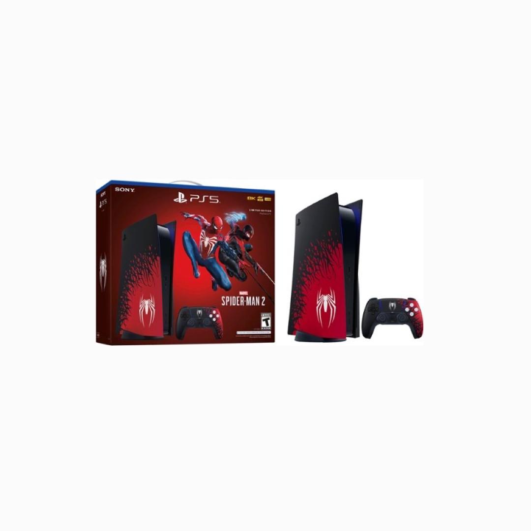 PS5 Console with Marvel Spider-Man 2 & God ofWar Bundle 