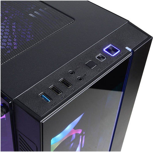 CyberPowerPC - Gamer Master Gaming Desktop - AMD Ryzen 3 3100 - 8GB Memory - NVIDIA GeForce GT 1030 - 1TB HDD + 240GB SSD - Black