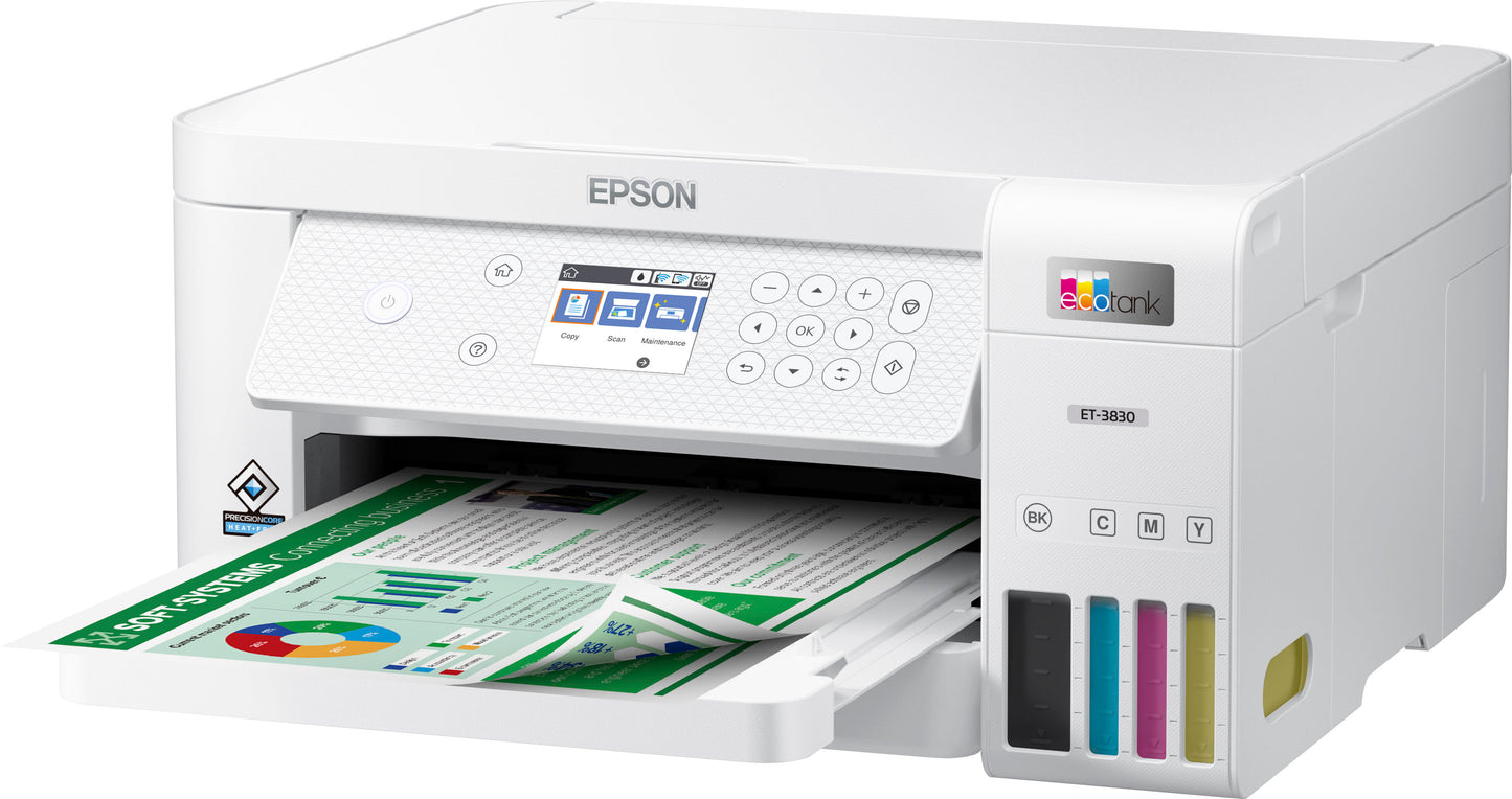 Epson - EcoTank ET-3830 All-in-One Cartridge-Free Supertank Printer