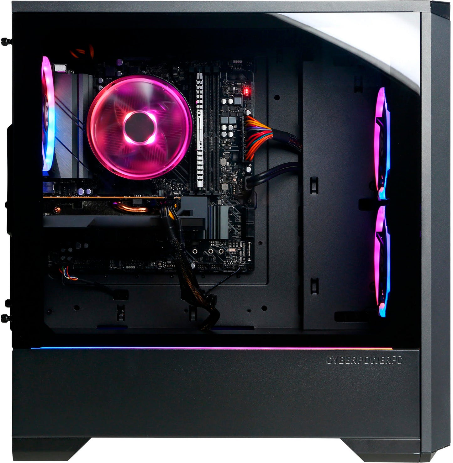 CyberPowerPC - Gamer Master Gaming Desktop - AMD Ryzen 5 5500 - 8GB Memory - AMD Radeon RX 6500 XT - 500GB SSD - Black