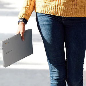 Samsung Chromebook 4 XE310XBA 11.6" Rugged Chromebook - HD - 1366 x 768 - Intel Celeron N4020 Dual-core (2 Core) 1.10 GHz - 4 GB RAM - 32 GB Flash Memory - Platinum Titan - Intel Chip - Chrome OS - Intel UHD Graphics 600