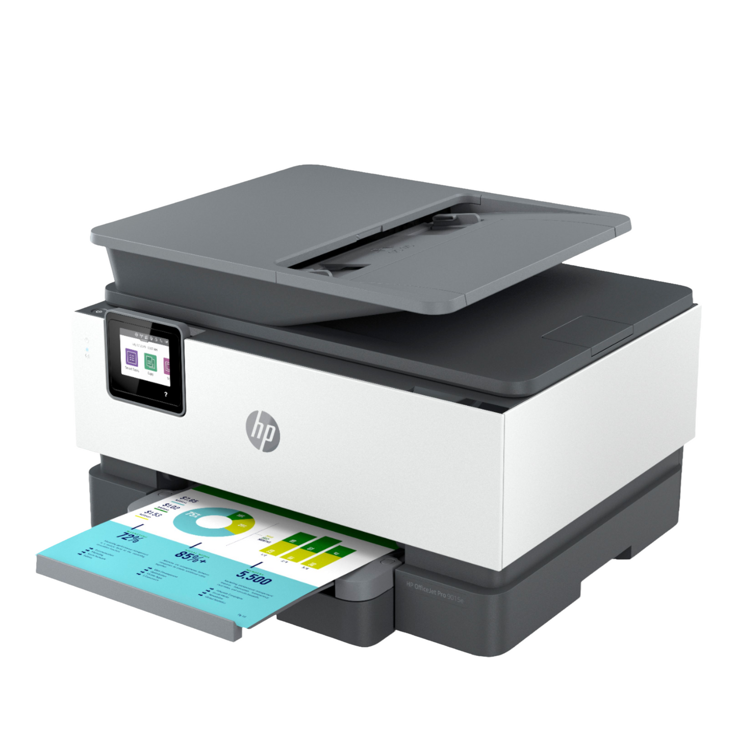 HP - OfficeJet Pro 9015e Wireless All-In-One Inkjet Printer- White