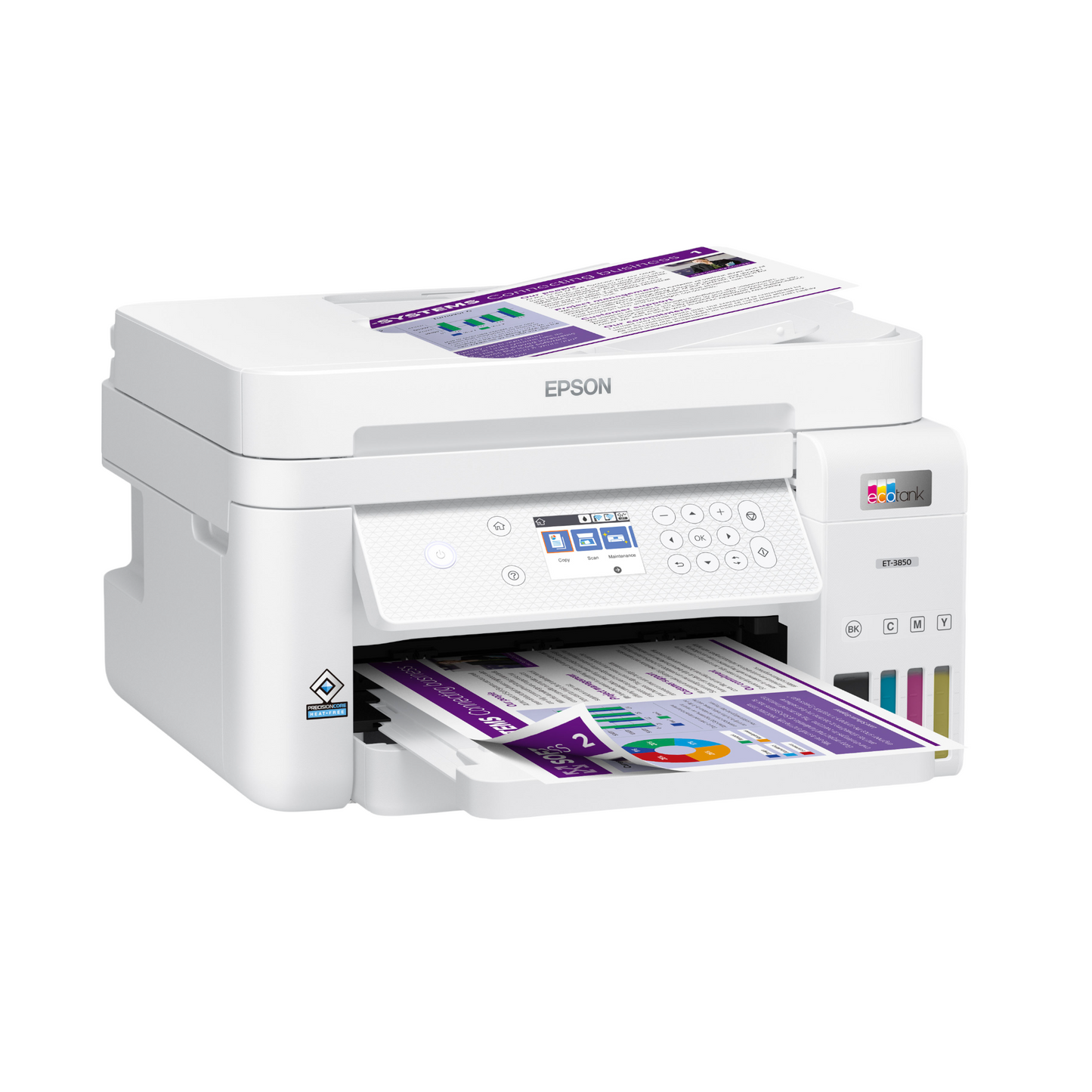 Epson - EcoTank ET-3850 All-in-One Cartridge-Free Supertank Printer