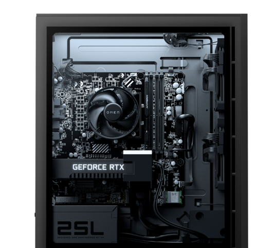 HP OMEN - Gaming Desktop - Intel Core i7-10700 - 16GB Memory - NVIDIA GeForce RTX 2060 - 512GB SSD + 1TB HDD - Shadow Black