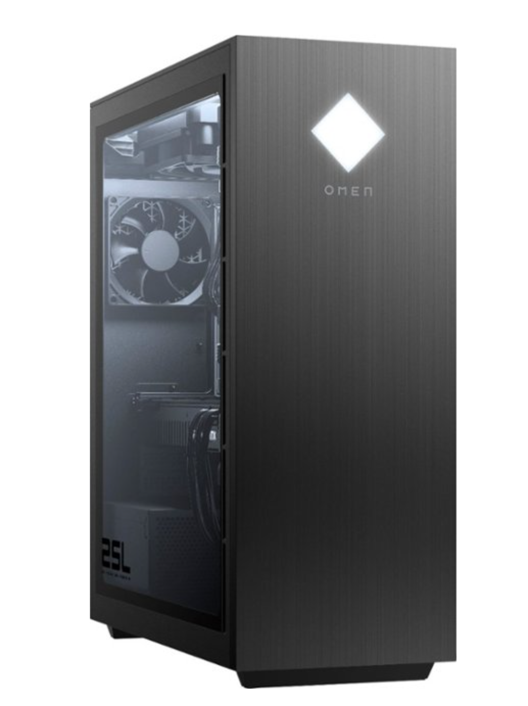 HP OMEN - Gaming Desktop - Intel Core i7-10700 - 16GB Memory - NVIDIA GeForce RTX 2060 - 512GB SSD + 1TB HDD - Shadow Black
