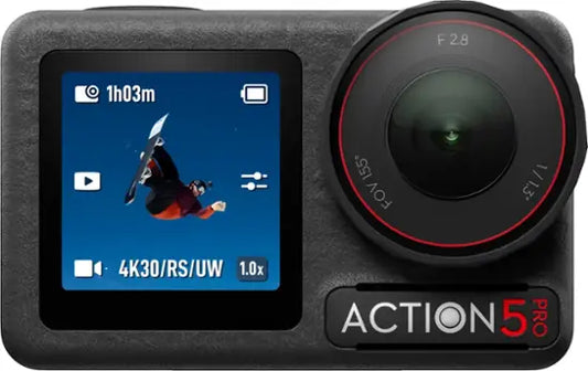 DJI - Osmo Action 5 Pro 4K Action Camera Standard Bundle - Black
