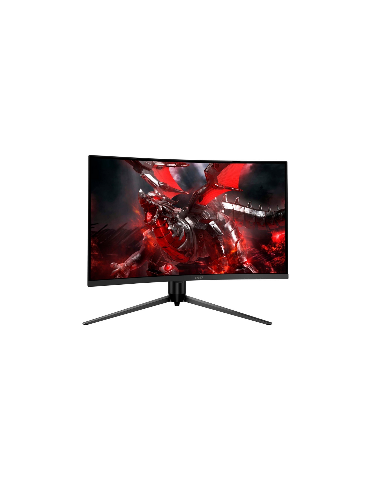 MSI - Optix 27" LED Curved FHD FreeSync Monitor with Height, Tilt, Swivel (DisplayPort, HDMI) - Black