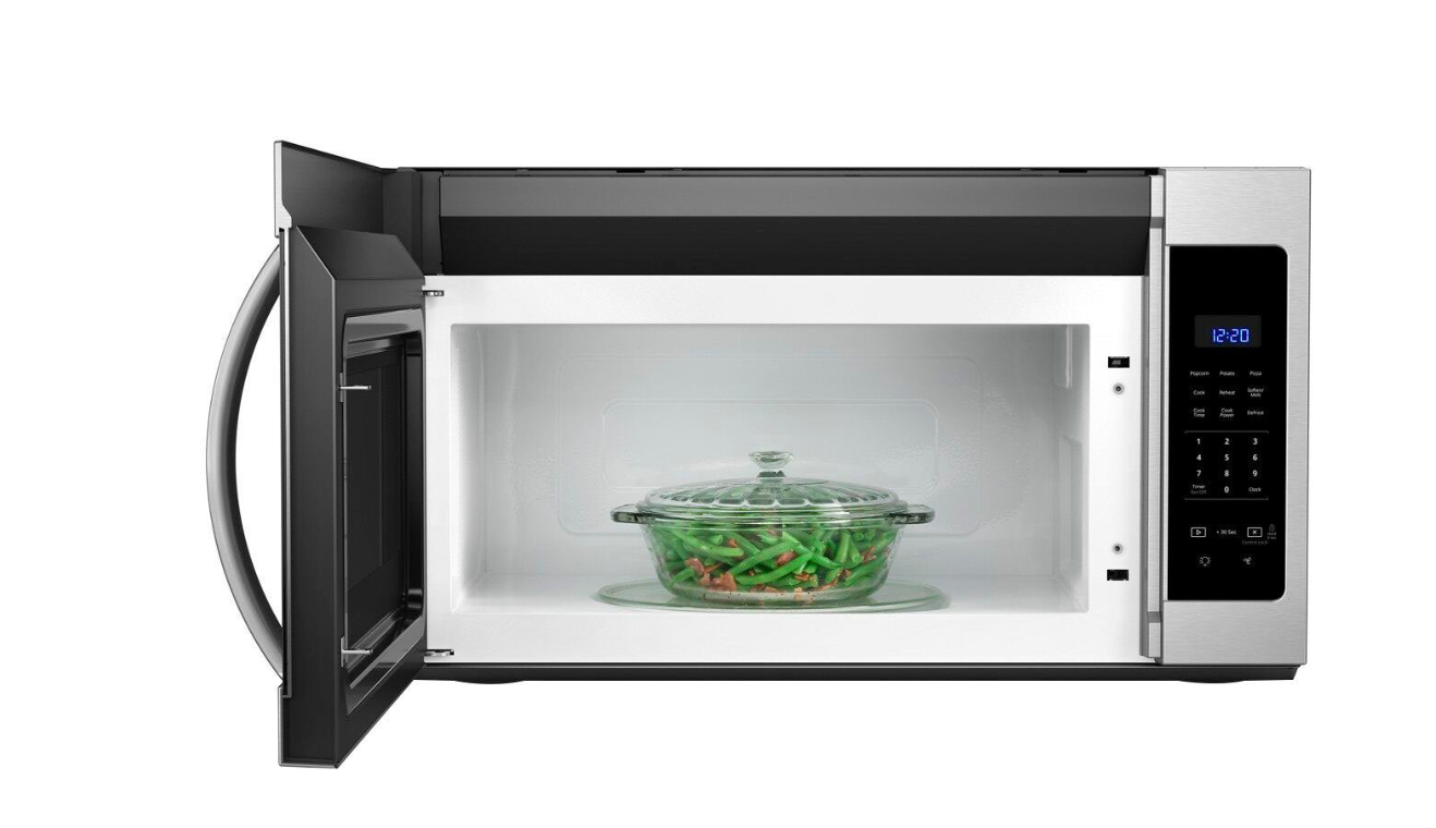 Whirlpool - 1.7 Cu. Ft. Over-the-Range Microwave - Stainless Steel