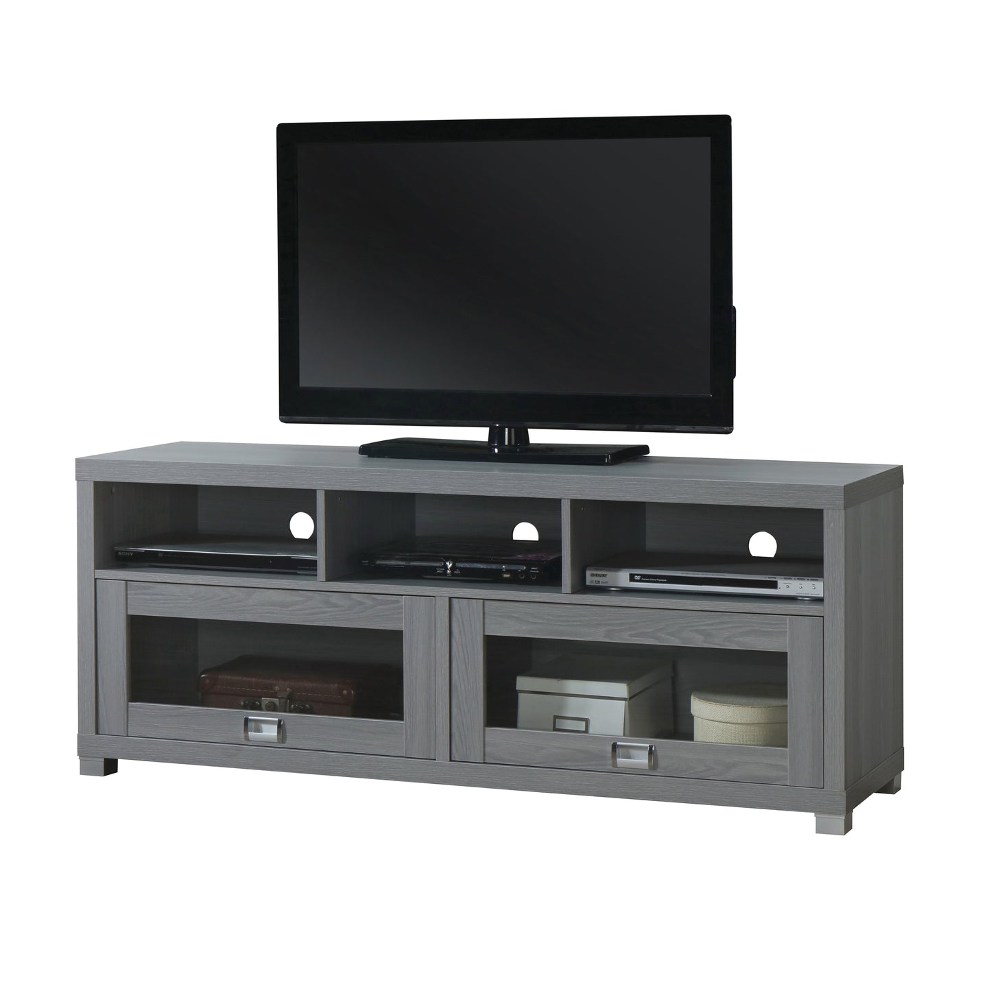 Techni Mobili Durbin TV Stand for TVs up to 75in, Grey