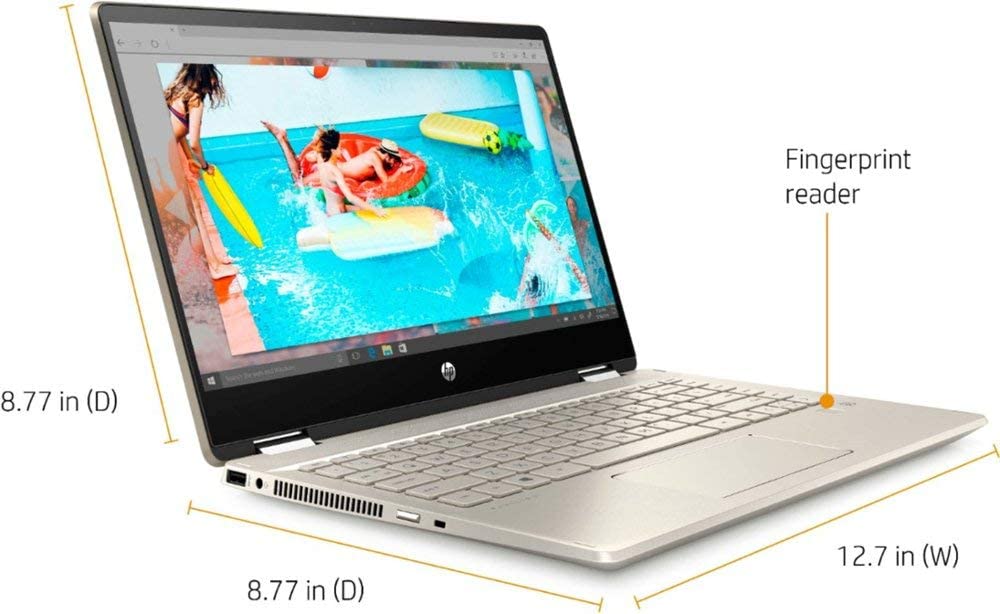 HP PAVILION 14" – 8GB – GOLD