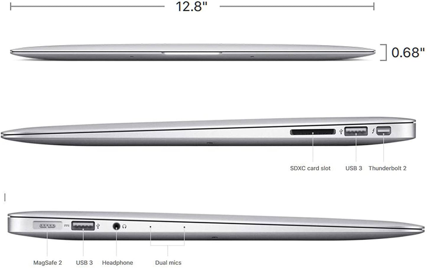 Certified Used MacBook Air – 13"INCH – 2017