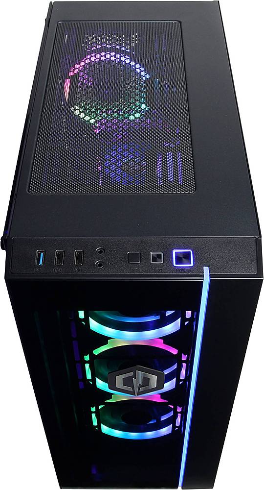 CyberPowerPC - Gamer Master Gaming Desktop - AMD Ryzen 3 3100 - 8GB Memory - NVIDIA GeForce GT 1030 - 1TB HDD + 240GB SSD - Black