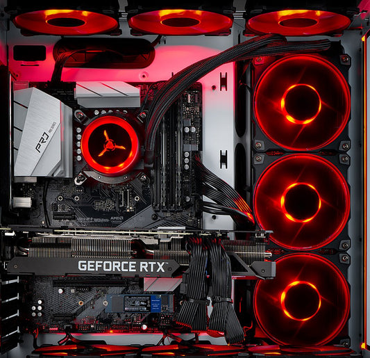 Skytech Gaming - Prism II Gaming PC i7-11700K - 32G RGB Memory - NVIDIA GeForce RTX 3080 - 1TB Gen4 SSD - 360mm AIO - White