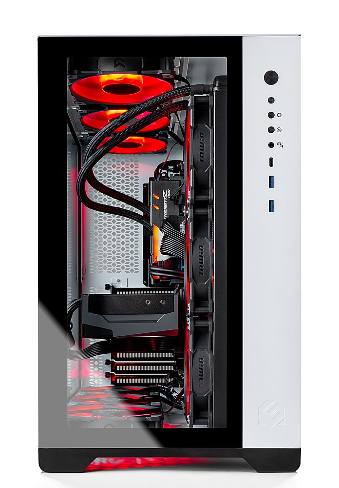 Skytech Gaming - Prism II Gaming PC i7-11700K - 32G RGB Memory - NVIDIA GeForce RTX 3080 - 1TB Gen4 SSD - 360mm AIO - White