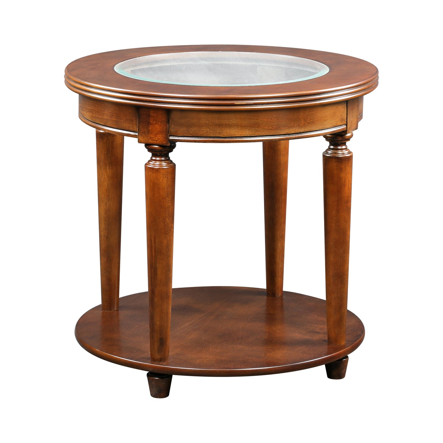 Canello Transitional Open Shelf End Table