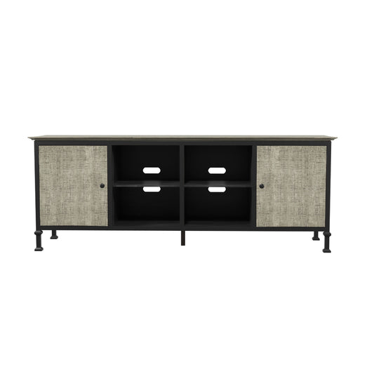Ronda 8-Shelf 72-inch TV Stand in Gray