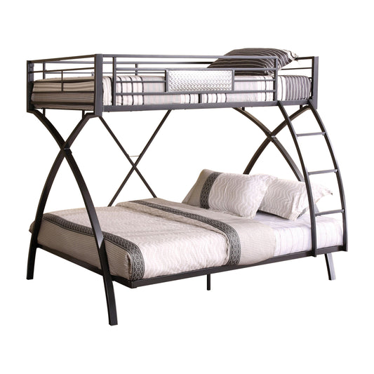 Xenia Contemporary Metal Bunk Bed