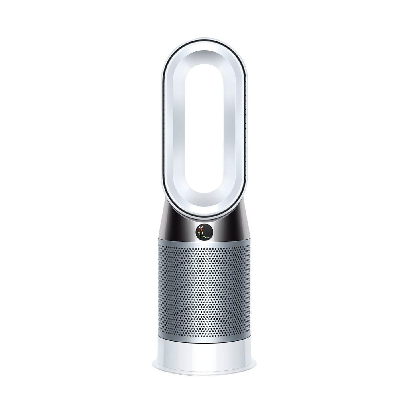 Dyson - HP04 Pure Hot + Cool Smart Tower Air Purifier, Heater and Fan - White/Silver