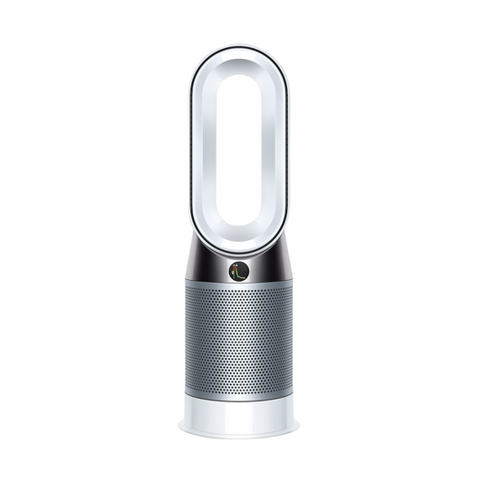 Dyson - HP04 Pure Hot + Cool Smart Tower Air Purifier, Heater and Fan - White/Silver