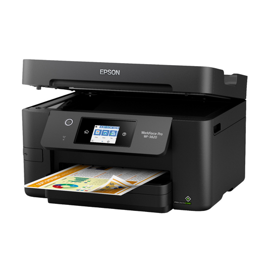 Epson - WorkForce Pro WF-3820 Wireless All-in-One Printer
