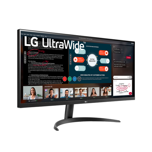 LG-34" Ultra Wide Full HD HDR Monitor with FreeSync