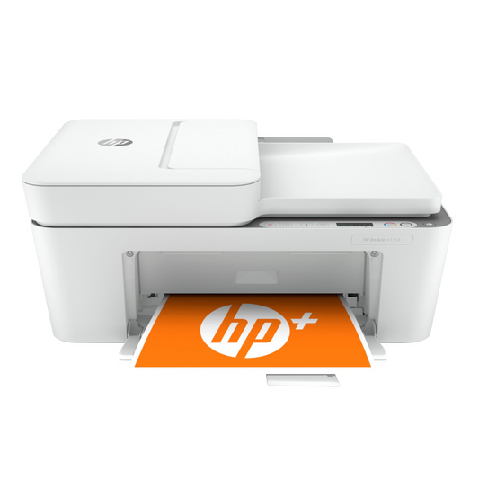 HP - DeskJet 4155e Wireless All-In-One Inkjet Printer- White