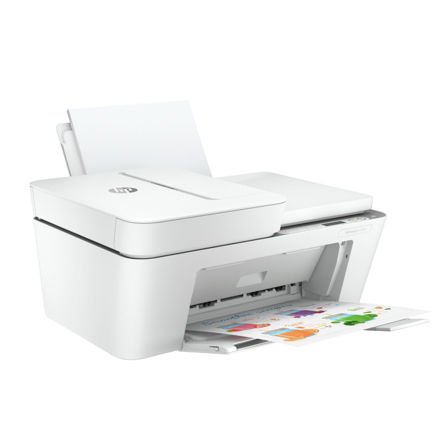 HP - DeskJet 4155e Wireless All-In-One Inkjet Printer- White