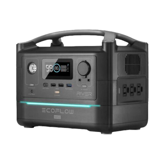 EcoFlow River Max 576Wh Portable Power Station, Clean & Silent Solar* Generator