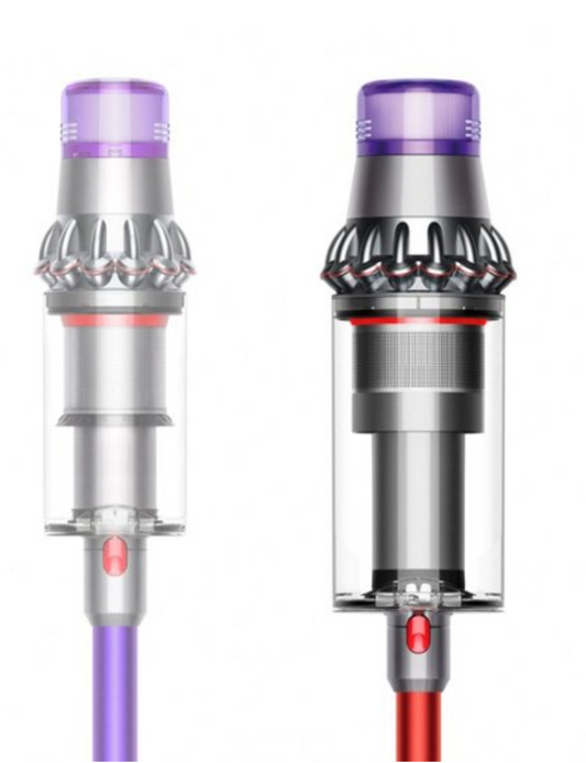 Dyson - Outsize Total Clean cordless vacuum - Nickel/Red