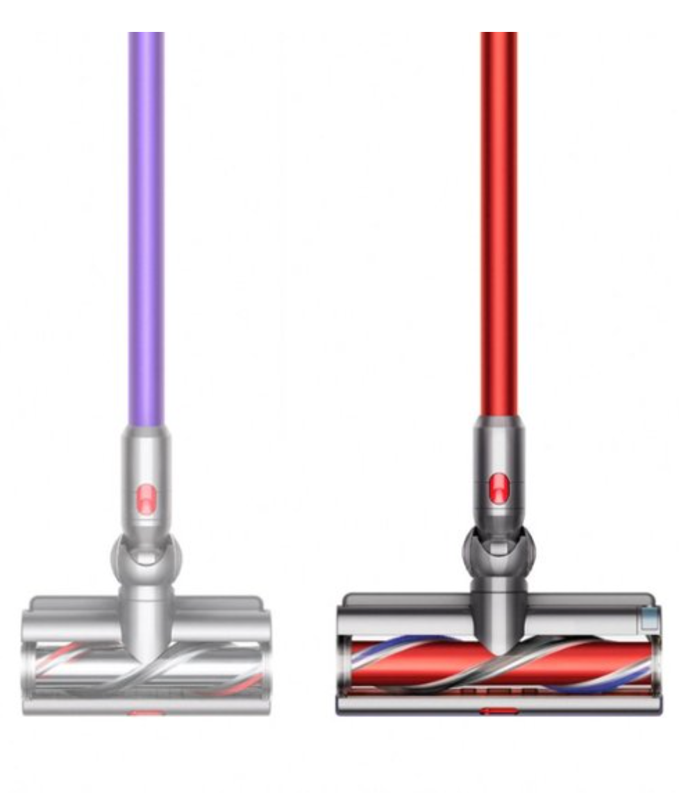 Dyson - Outsize Total Clean cordless vacuum - Nickel/Red