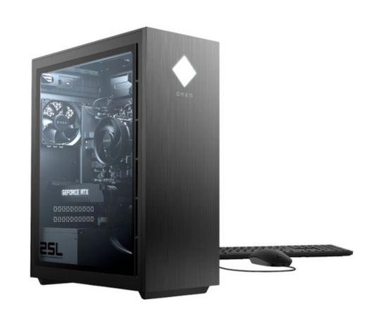 HP OMEN - Gaming Desktop - Intel Core i7-10700 - 16GB Memory - NVIDIA GeForce RTX 2060 - 512GB SSD + 1TB HDD - Shadow Black