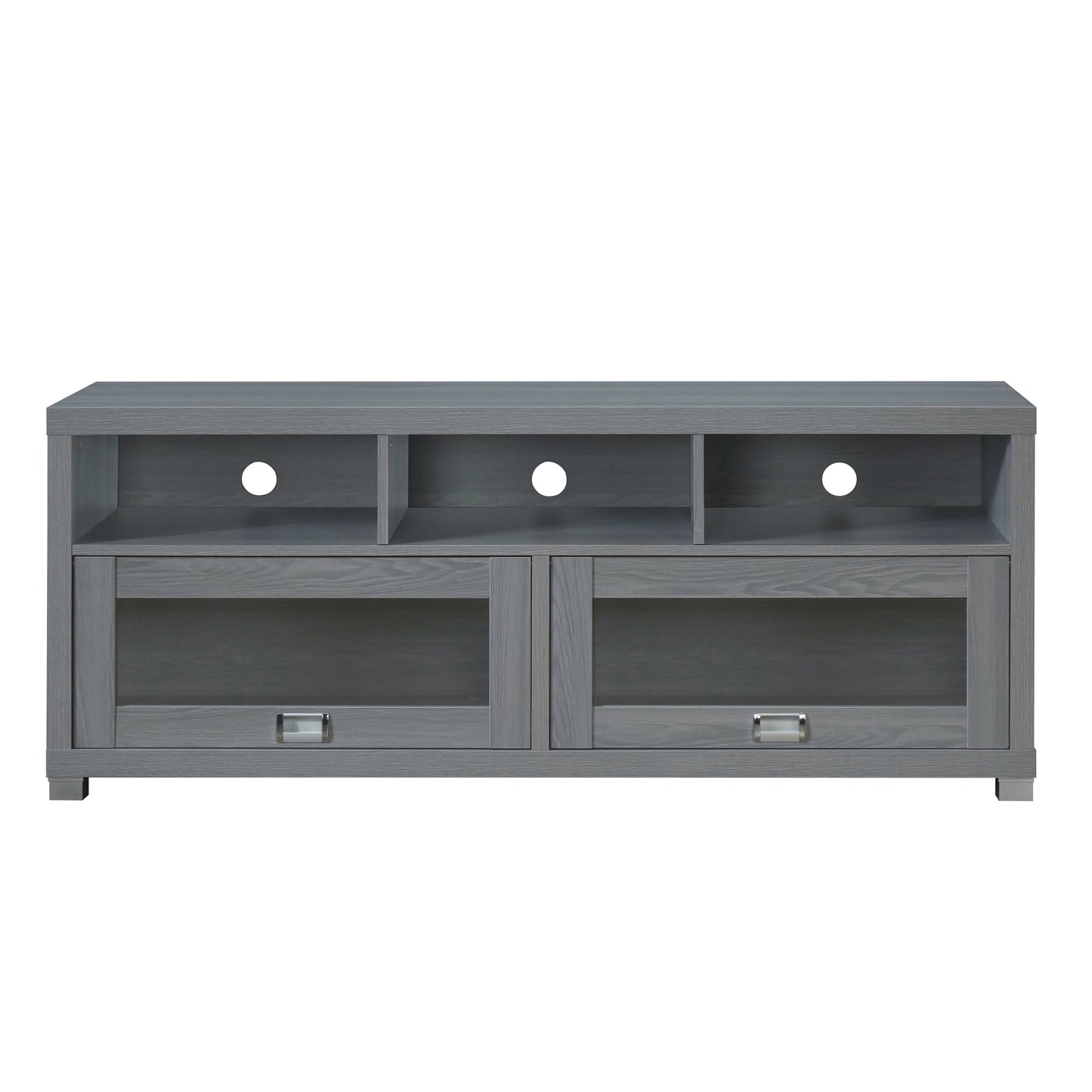 Techni Mobili Durbin TV Stand for TVs up to 75in, Grey