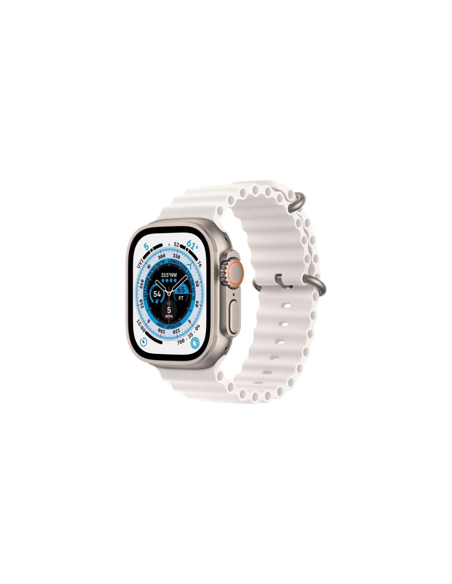 Apple Watch Ultra (GPS + Cellular) 49mm Titanium Case with Ocean Band