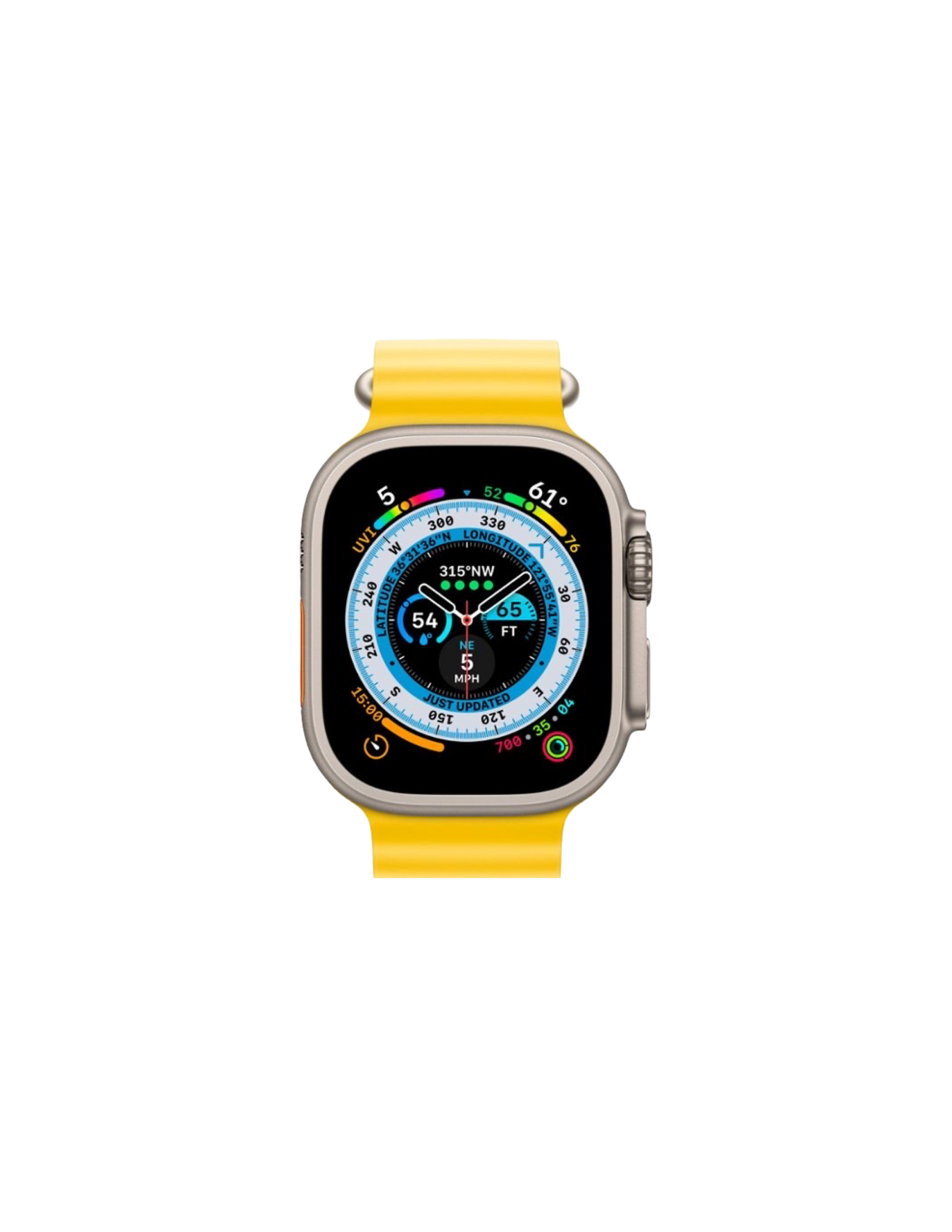 Apple Watch Ultra (GPS + Cellular) 49mm Titanium Case with Ocean