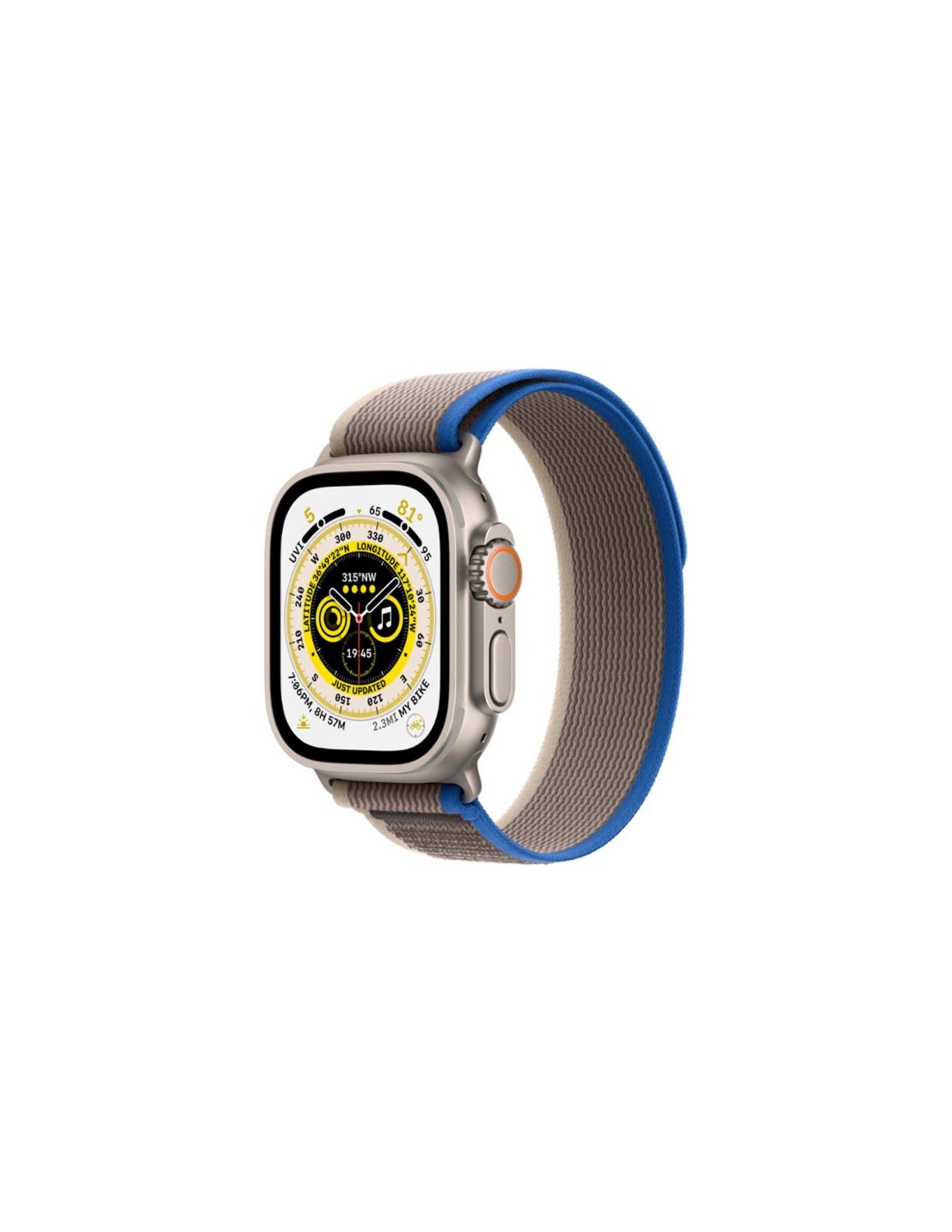 Apple Watch Ultra (GPS + Cellular) 49mm Titanium Case with Trail