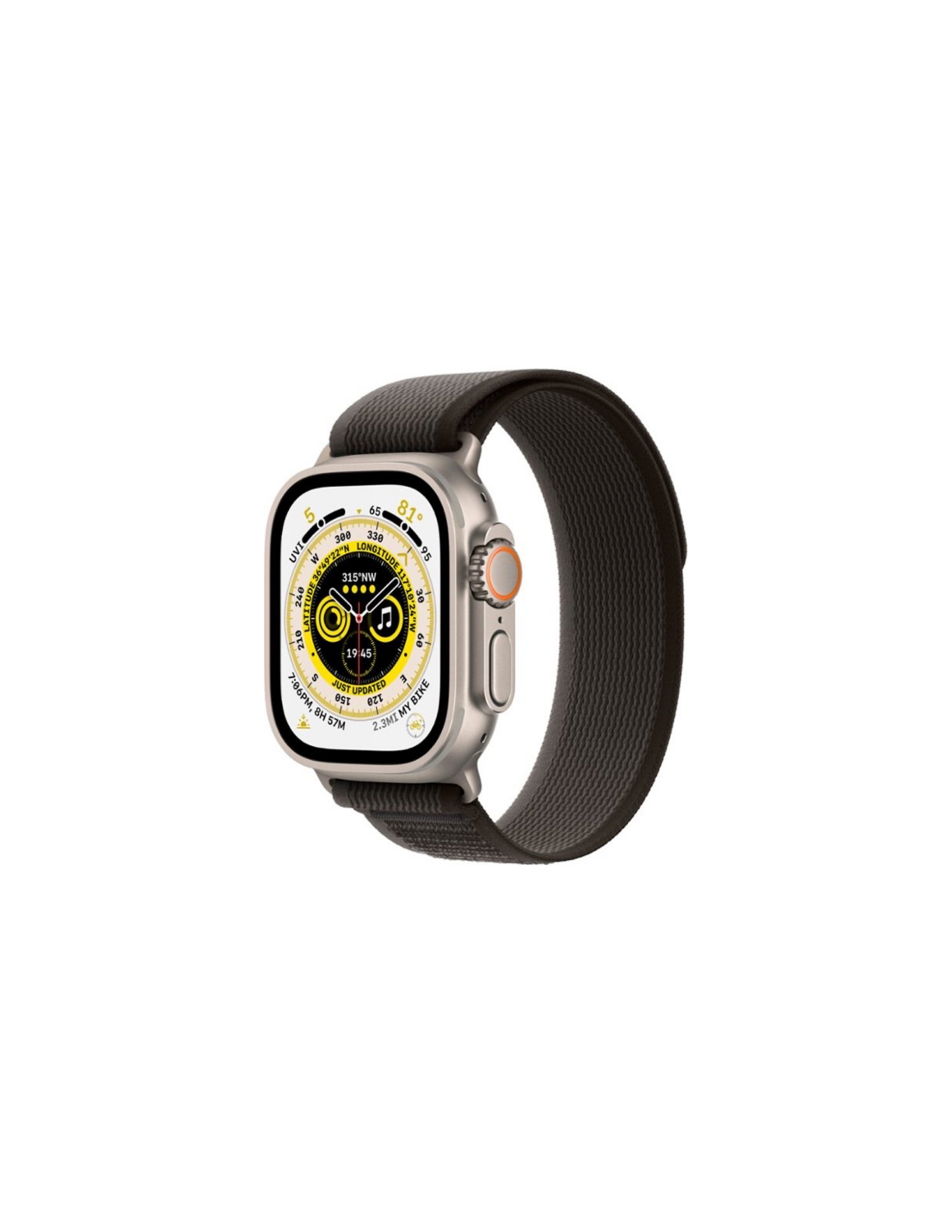 Apple Watch Ultra (GPS + Cellular) 49mm Titanium Case with Trail