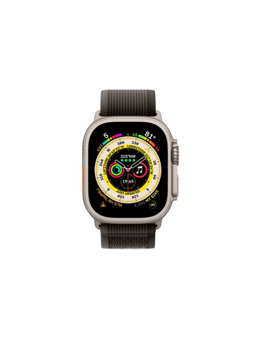 Apple Watch Ultra (GPS + Cellular) 49mm Titanium Case with Trail Loop