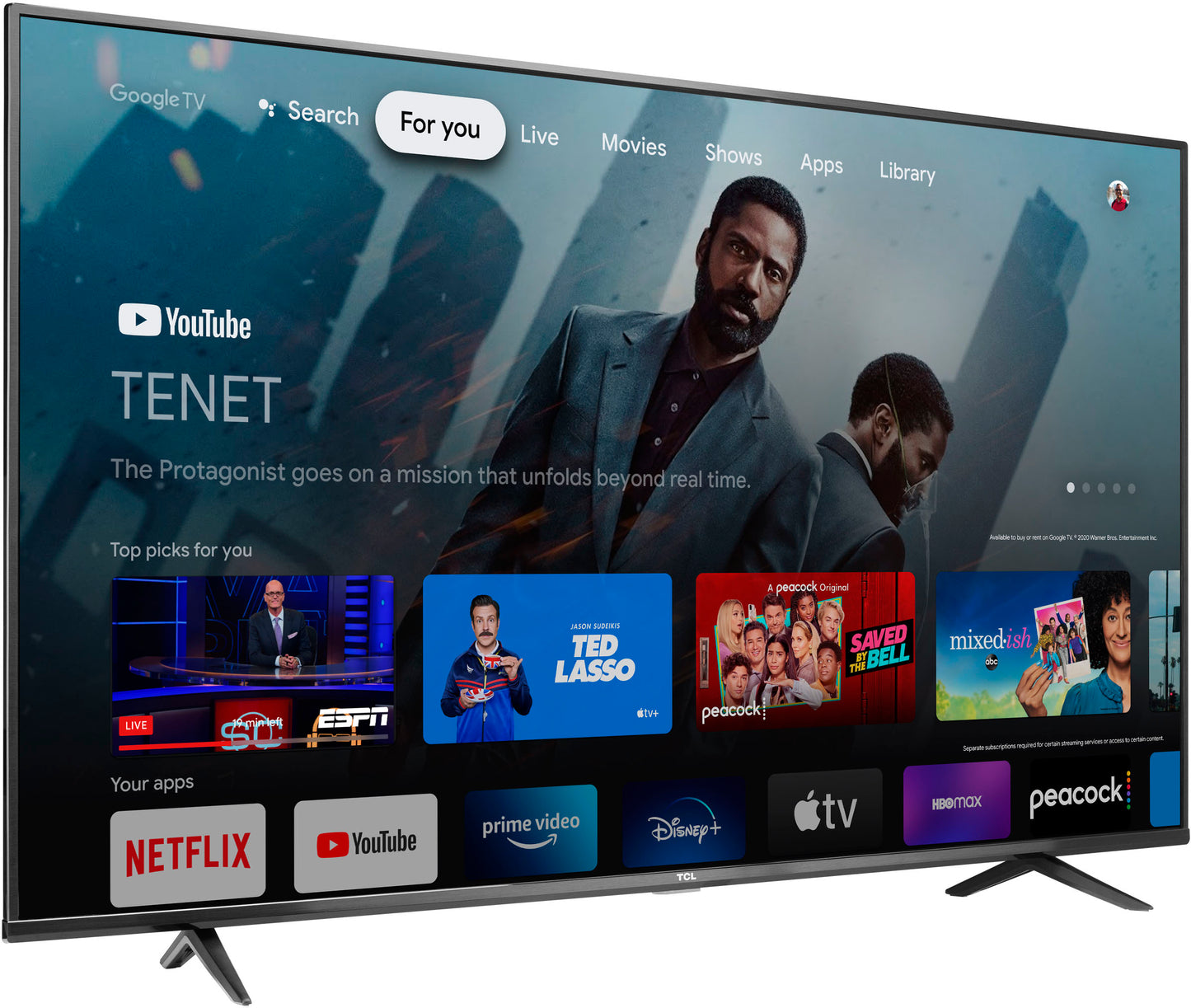 TCL 55" Class 4-Series LED 4K UHD Smart Google TV